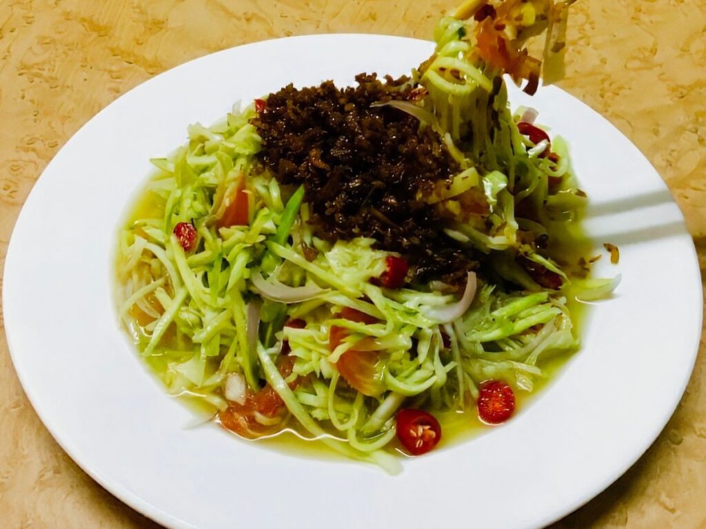 Resepi  Kerabu Mangga Thai- Simple Tapi Sedap!